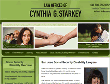 Tablet Screenshot of cynthiastarkey.com